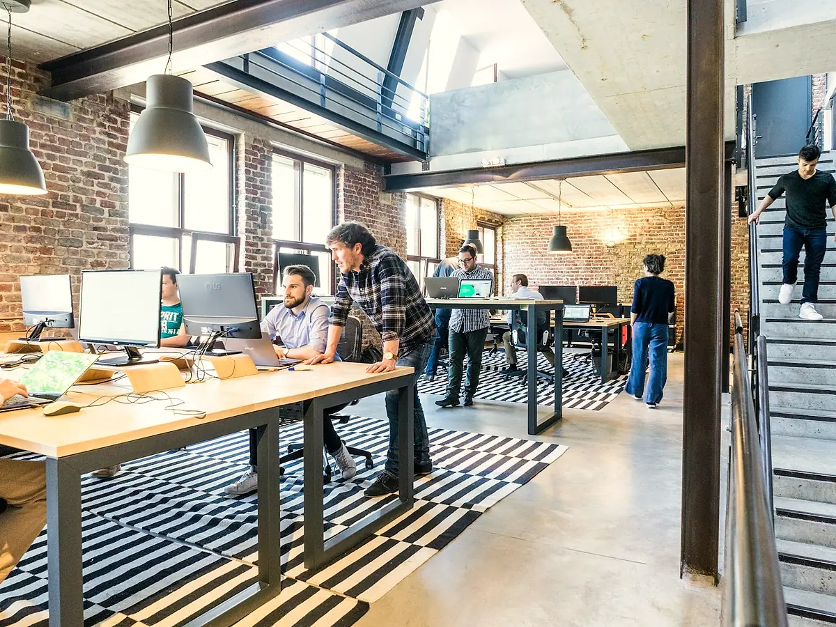 A custom-built managed office space at BizDesk Spaces